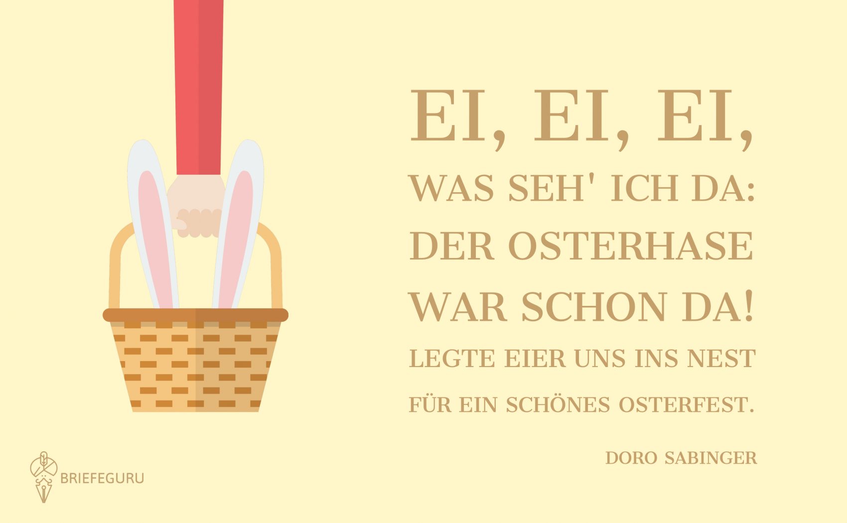 Ostersprüche mit Ostereiern • Ostersprüche • Briefeguru